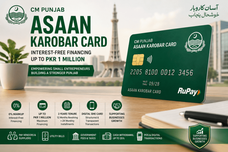 CM Punjab Asaan Karobar Card 2026